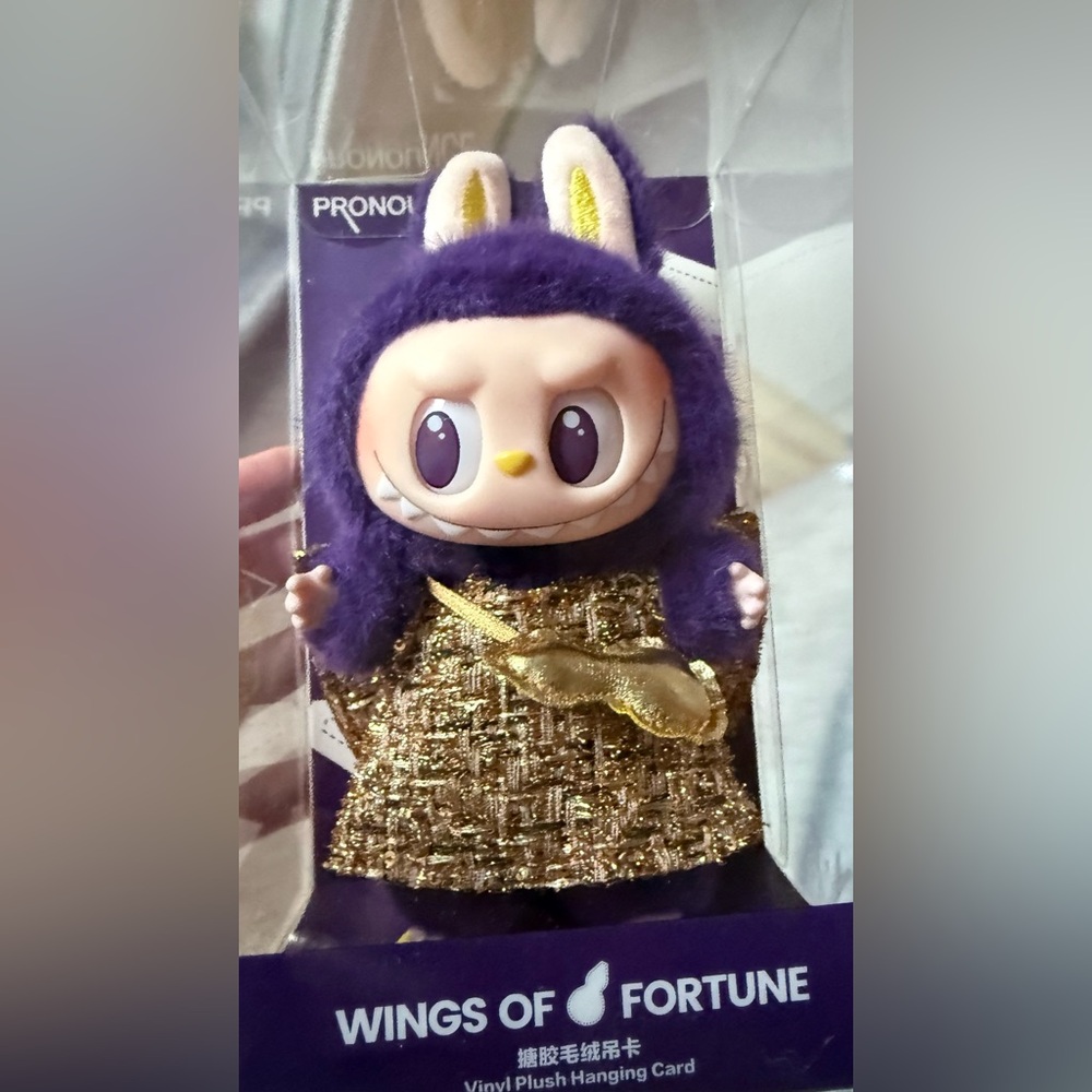 LABUBU * PRONOUNCE - WINGS OF FORTUNE Vinyl Plush Hanging Card